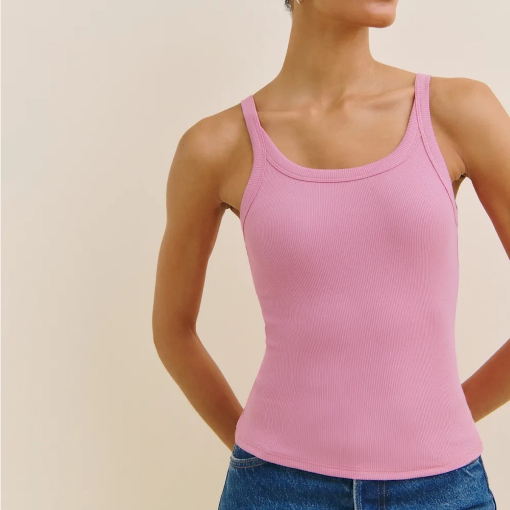 Reformation Pink Tank Top NWOT